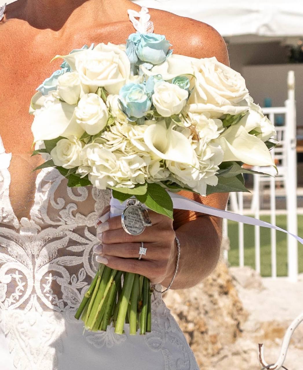 Scarlett — a Dream Beach Weddings bridal bouquet