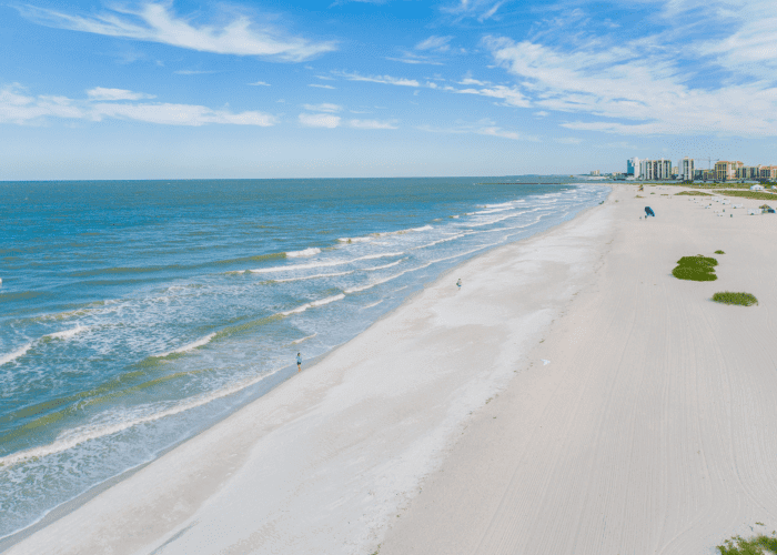 Beach wedding at St. Pete Beach on Florida's Gulf Coast
