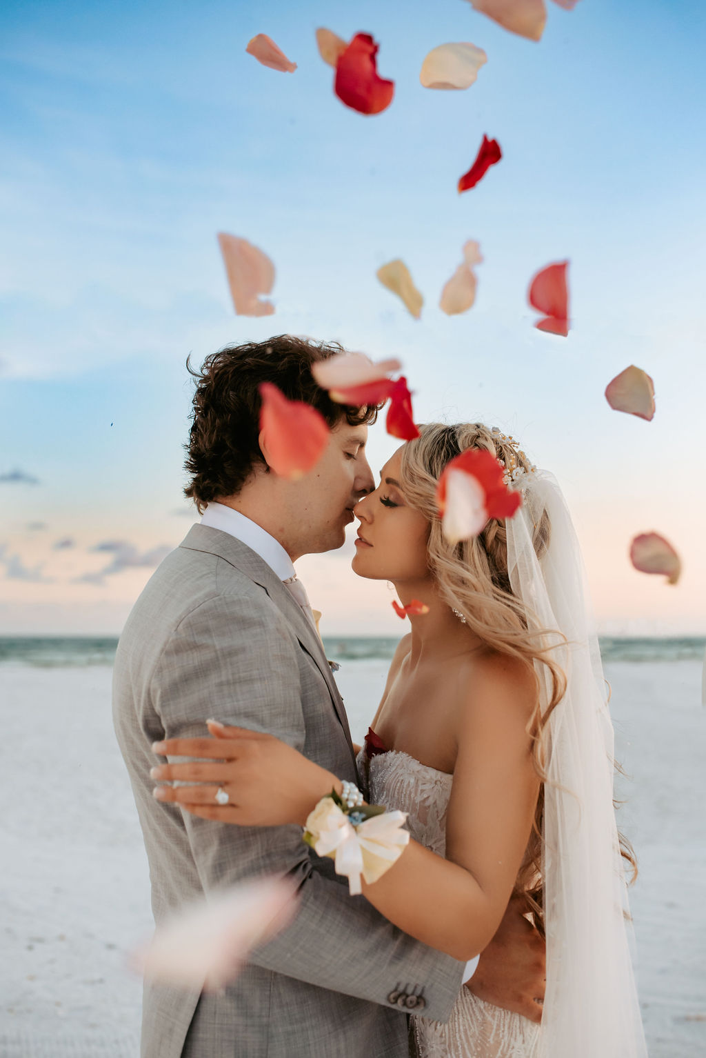 Dream Beach Weddings beach mini-reception detail
